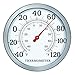 WiHoo 12'' Outdoor Thermomter,Wall Decorative for Patio, Garden,Porch,Pool,Office and Home