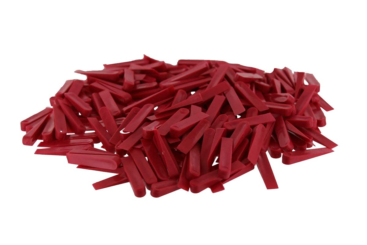 Tile laying aid, joint wedges, tile wedges, plastic 250 pieces, 32 x 5 mm