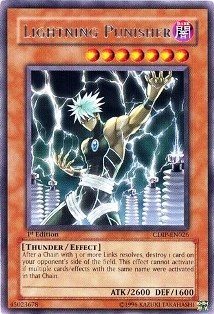 Yu-Gi-Oh! - Lightning Punisher (CDIP-EN026) - Cyberdark Impact - 1st Edition - Rare