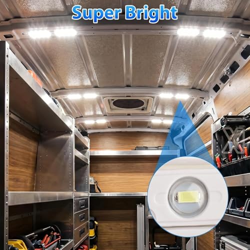 Linkstyle 120 LED Camping Interior Car Lighting Kit, 12V Super Bright LED Ceiling Light Kit for Van, Camper, Truck, Boat, 40 Modules