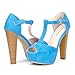 DREAM PAIRS LAURA Women's Peep Toe High Heel T-Strap Enjoyable Platform Pumps Sandals Shoes