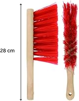Elliott Synthetic Bristle Hand Scrubbing Brush with Extended Wood Handle view 3
