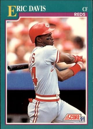 Amazon.com: 1991 Score Baseball Card #137 Eric Davis Mint: Collectibles