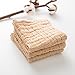 MUKIN Baby Muslin Washcloths – 100% Organic Cotton - Baby Face Towel Set – Reusable Baby Wipes and Muslin Washcloth Set for Newborn Baby - Baby Registry as Shower Gift. (6 Pack) (10''x10'')