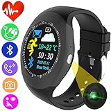Smart Watch Fitness Tracker Heart Rate Blood Pressure Monitor for Women Men Kids Sport Watch Pedometer Activity GPS Tracker Calorie Sync Phone Call SMS for Android iOS