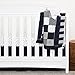 Burt's Bees Baby - Baby Boys Honeybee Print Fitted Crib Sheet, 100% Organic Crib Sheet for Standard Crib and Toddler Mattresses (Blueberry)