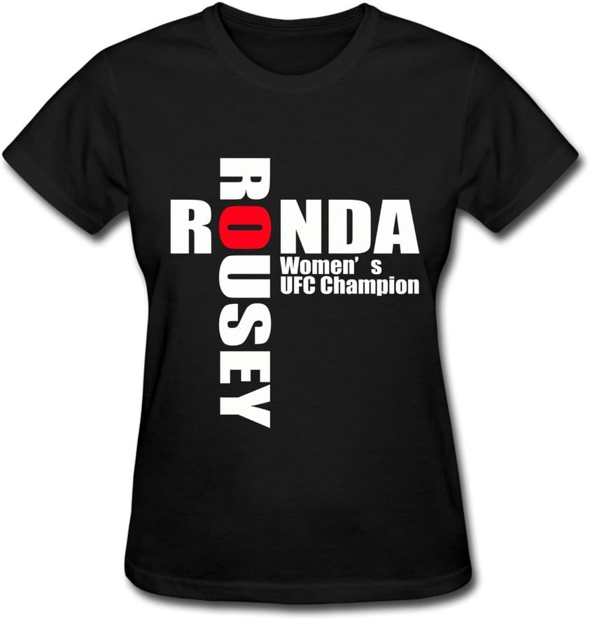 SANYOU Women's Ronda Rousey Women's UFC Champion T-Shirt