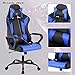Office Chair Gaming Chair Desk Chair with Lumbar Support Adjustable Armrest Ergonomic Chair Swivel Rolling Executive Computer Chair for Adults Girl, Yellow