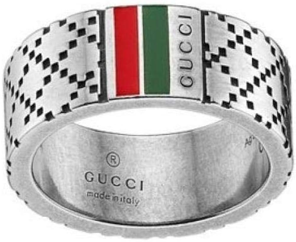 Gucci Ring diamantissima ybc295675001014 Silver Amazon.co.uk Jewellery