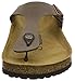 BIRKENSTOCK Women's Gizeh Thong Sandal, Mocha Birkibuc, 37 R EU, 6-6.5 M US