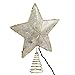 Kurt Adler 10 Light 8.5-Inch Gold Reflector Star Treetop