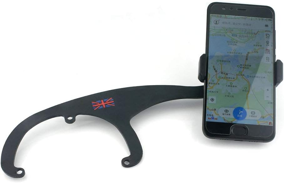 Heinmo 360 Degree Rotatable Union Jack Grey Car Mobile Phone Holder Stand Kit For COUNTRYMAN PACEMAN R60 R61 - Image 3