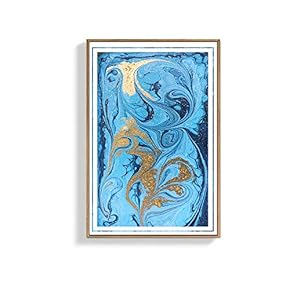 Framed Canvas Wall Art for Living Room, Bedroom Beautiful Metal Feature Canvas Prints for Home Decoration Ready to Hanging - 16x24 inches