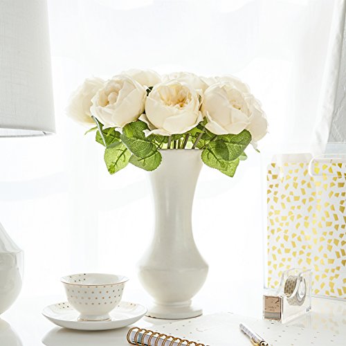 image for Butterfly Craze Artificial Peony Silk Flower Bouquet for Wedding Flora