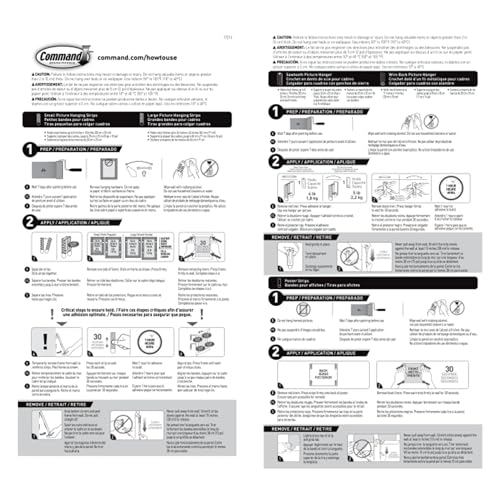 Command Picture Hanging Kit, Hang up to 15 Pictures, Including Picture Hanging Strips, Poster Strips & Picture Hangers for Home Decor, Damage-Free Hanging with Command Strips
