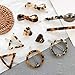 10 Pcs Acrylic Resin Hair Clips Set Minimalist Hollow Geometric Hair Pins Circle Triangle Bowknot Hair Barrettes Hair Claw Clamps Hair Styling Accessories for Women Ladies