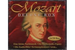 Mozart Deluxe Box 3-CD Box A Little Night Music - The Wedding of Figaro - The Magic Flute - Coronation Concert and much more