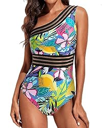 Tempt Me Women One Shoulder One Piece Swimsuits