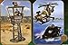 U.S. Navy Seals Playset with Tower, Helicopter, Watercraft and 2 figures