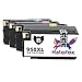 HaloFox 1 Set Ink Cartridges Replacement (With The Latest Chip) Compatible For HP 950 951 950XL 951XL Use With HP OfficeJet Pro 8610 8620 8100 8660 8600 8615 8625 8630 8640 251dw 271dw 276dw Printers