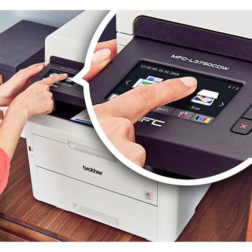 Brother MFC-L3750CDW Digital Color All-in-One Printer, Laser Printer Quality, Wireless Printing, Duplex Printing, Amazon Dash Replenishment Ready