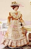 Free Shipping! Doll Lace Elegant Victoria Lady Girl Ma'am 1:12 Dollhouse Miniature