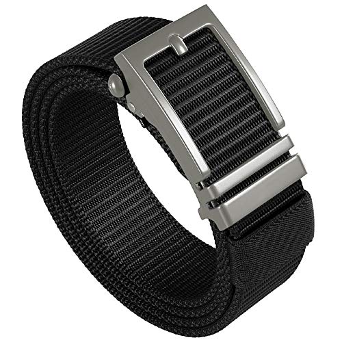Fairwin Ratchet  Belt,1.25 Inch Nylon  Automatic Slide Buckle