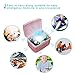 Fine Dragon Combination 4 Digit Lock Medicine Box Cabinet With Separate Compartments ,Locking Prescription Pill Case, Storage Case, Size 11 x 7.4 x 6.2 inches, Pink