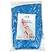 Pana® Brand Reusable *BLUE* Thermal Cloth Insulated Mitts with Velcro for Paraffin Wax Heat Therapy Spa Treatments/Self Tanning