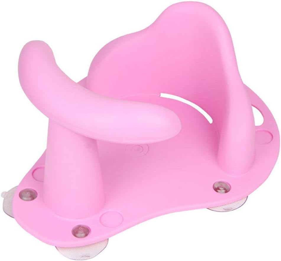 LayOPO Baby Safety Bath Seat, Anti-Slip Shower Safety Chair For Tub Soft Baby Bath Pillow Pad Baby Bath Toys Tub Ring Seat For Infant Child Toddler Kids