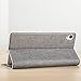 Sony XA Case, Meiya Premium PU Leather Flip Cover Automatic Sleep Wakeup Smart Case Cover Shell with Card Slot Holder and Stand For Sony Xperia XA (Grey)