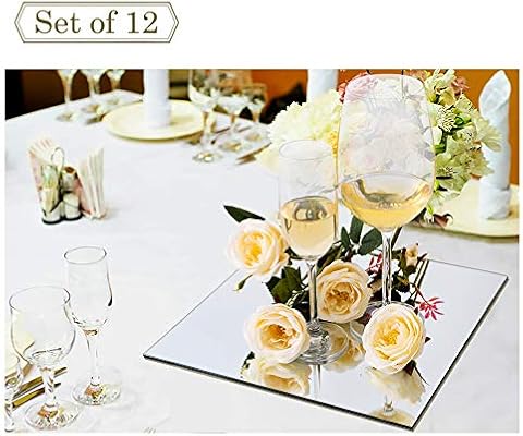 Home Garden Wedding Venue Decorations 10 Wide Round Mirrors Party Wedding Centerpieces Wall Table Decorating Mirror