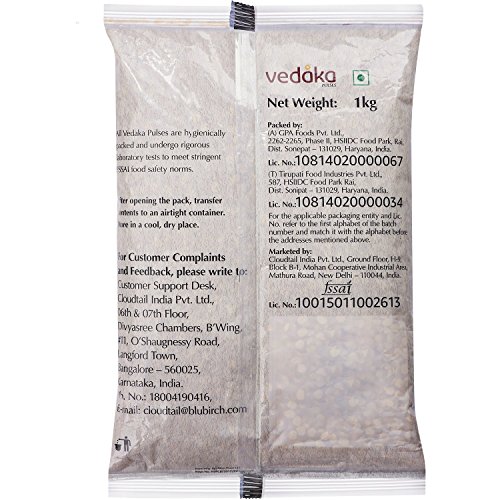 Amazon Brand Vedaka Premium Toor Dal 1kg Buy Online In Qatar