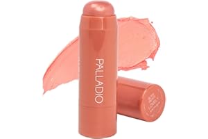 Palladio I'm Blushing 2-in-1 Cheek and Lip Tint, Buildable Lightweight Cream Blush, Sheer Multi Stick Hydrating formula, All 