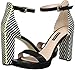 NINE WEST FOOTWEAR Women's Dempsey Fabric Heeled Sandal