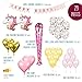 Unicorn Balloons Set - Pink & Rose Gold Unicorn Party Supplies with Confetti & Heart balloons for a beautiful birthday bouquet or baby shower. Gorgeous Balloon decorations w/free Birthday Girl Gift!