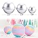 Bath Bomb Mold Set 351Pcs with 3 Size Metal Molds, Measuring Cups, Spray Bottle, Wrap Papers & Bags, Rubber Bands, Stickers, and Gift Bags for Making as Many DIY Bath Bombs as You Like.