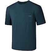 BASSDASH Men’s UPF 50+ Performance Short Sleeve Pocket T-Shirt UV Sun Protection Fishing Hiking Kayaking Sports Shirts