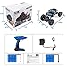 Geburun Remote Control Car with Two Battery 4WD 2.4Ghz 1/18 Crawlers Off Road Vehicle Toy RC Car