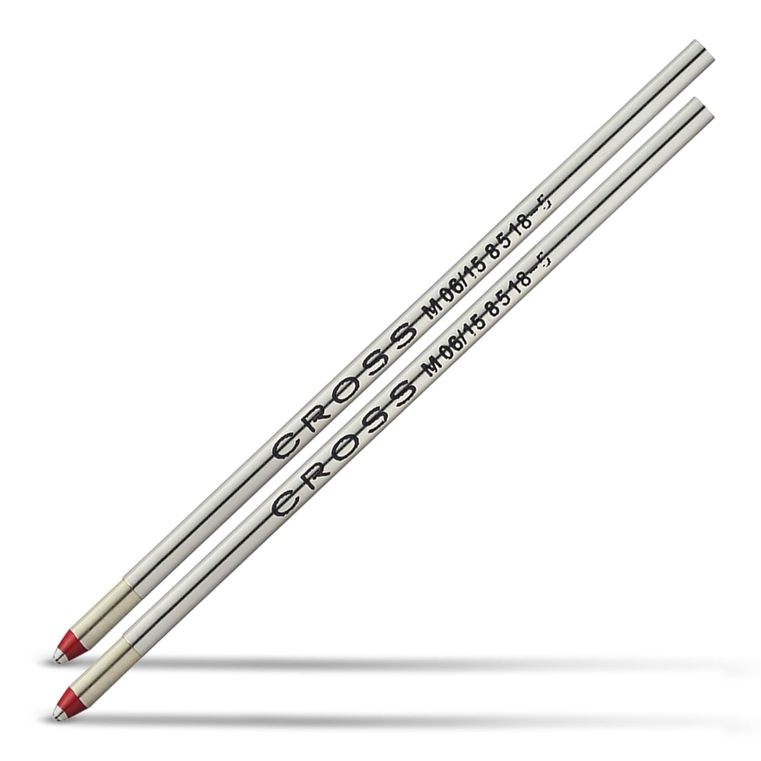 Cross 8518-5 Original Mini Refill for Ballpoint Pens, Medium Point, Suitable for Cross Tech3+ Ballpoint Pens, 2 Pack, Red