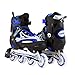 Blue Adjustable Inline Skate Size 8-11 US for Men Ladies Teens