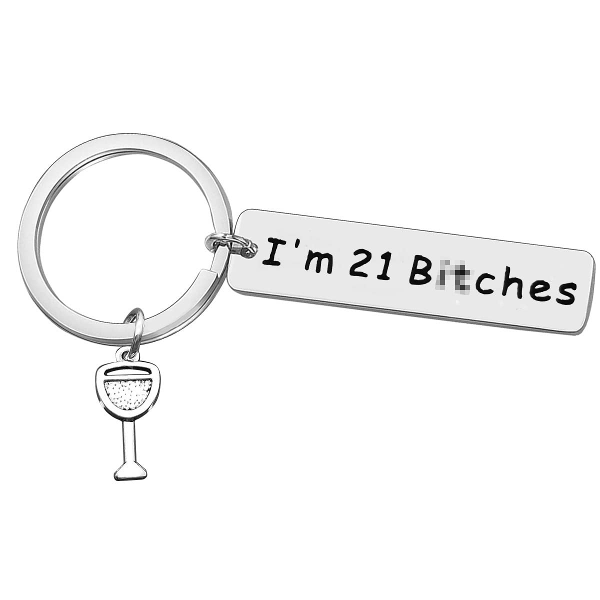 Ciyumu 21st Birthday Gifts for Daughter Women Girls 21st Birthday Keyring Gifts Happy Birthday Keychain Gift 21 Year Old Birthday Present for Her Best Friend Family 21st Birthday Party Gift I'm 21