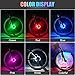 BRIONAC Rechargeable Bike Wheel Lights, LED Bike Spoke Lights Cycling Wheel Safety Light, Cool Bicycle Tire Spoke Decoration, USB Charge, Ultra Bright, Waterproof, Gifts for Boys Girls Adults