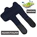 Trigger Finger Splint Brace, Adjustable Fixing Belt with Built-in Aluminium Bar Support for Fingr Straightening Tendon Release & Pain Relief, One Size Fits All Fingers