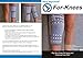 ForKnees Knee Sleeve: Magnetic Compression Knee Brace Sleeve for Support. Single Small Black