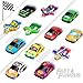Easter Eggs Filled with Mini Pull-Back Vehicle Toys (12 Pcs); Cartoon Cars & Airplanes Set for Easter Theme Party Favor, Easter Eggs Hunt, Basket Filler, Classroom Prize Supplies.