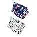 ALVABABY 2pcs Cloth Diaper Wet Dry Bags Waterproof Reusable with Two Zippered Pockets Travel Beach Pool Daycare Soiled Baby Items Yoga Gym Bag for Swimsuits or Wet Clothes L0130
