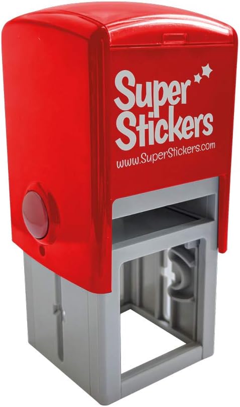 SuperStickers Stamper Solutions Super Work Bee Inked Stamper,Red, Small - Image 4