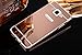 Samsung Galaxy On5 Case, Nicelin Aluminum Metal Frame and Acrylic Plastics Mirror Plane Cover Case for Samsung Galaxy On5 (Pink Gold)