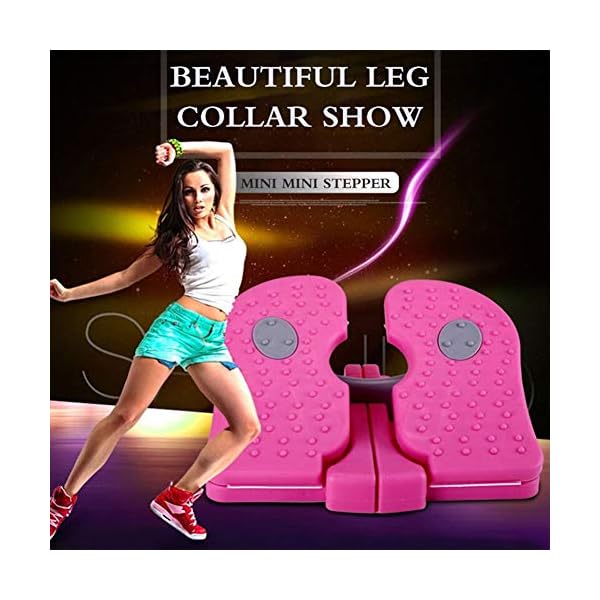 Chnrong Fitness Step Swing Stepper Machine, Durable Mini Exercise Steppers, Up-down Stepper for Beginners and Advanced…